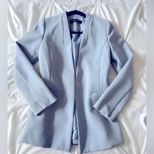 Zara inverted lapel blazer
